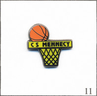 Pin's Sport - Basketball / Club De Mennecy (91). Est. Afers. Zamac. T800B-11 - Basketball