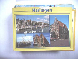 Nederland Holland Pays Bas Harlingen Met Pakhuizen En Haven - Harlingen