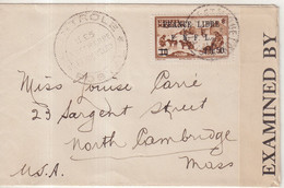 ST - PIERRE Et MIQUELON : N° 278 . . CENSUREE . POUR LES USA . 1942 . - Briefe U. Dokumente