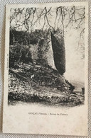 Delcampe - 86 Gencay Ruines Du Chateau -dos Simple - Gencay