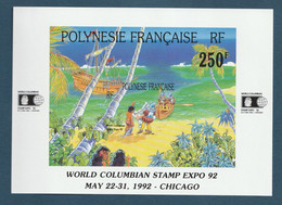 ⭐ Polynésie Française - YT Bloc N° 20 ** - Neuf Sans Charnière - 1992 ⭐ - Blocchi & Foglietti
