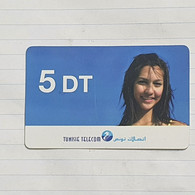 TUNISIA-(TN-TTL-REF-0032B)-GIRL1-(101)-(504-644-3611-4029)-(11/98)-(look From Out Side Card-BARCODE)-used Card - Tunisia