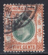 Hong Kong   1862-1901 Roi  Edouard VII  Y&T   N ° 65  Oblitéré - Oblitérés