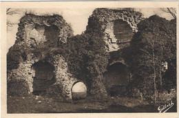 86  Gencay  -     Ruines Du Chateau  -  La Porte Et Les Deux Tours D'entree - Vue Interieure - Gencay