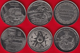 Ukraine Set Of 3 Coins: 10 Hryvnias "Armed Forces" 2019 UNC - Ucrania