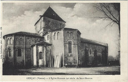 86  Gencay  -  L'eglise   Romane De Saint Maurice - Gencay