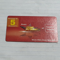 TUNISIA-(TUN-REF-TUN-08)-star Academy-(114)-(9238-387-5835-847)(?)-(tirage-?)-used Card - Tunesië