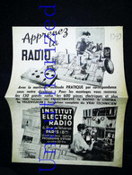 ► 1949 - Matériel Et Composants Radio Institut Electro Radio  (Ancienne Coupure De Presse) - Composants