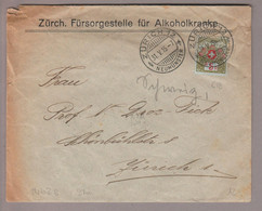 CH Portofreiheit Zu#4A Kl#678 1915-05-31 Zürich 12 Neumünster Brief - Portofreiheit