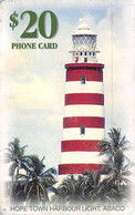 Batelco $20 Phone Card - Hope Town Harbour Light, Abaco Bahamas - Bahamas