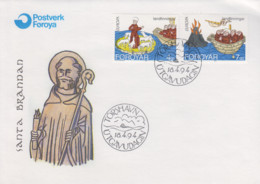 Enveloppe  FDC  1er  Jour   ILES  FEROE    EUROPA   1994 - 1994