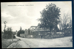 Cpa Du 60  Muirancourt  Par Giscard  école Et Mairie       SPT21-62 - Guiscard