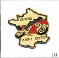 Pin's Moto - Circuit De Nevers Magny-Cours (58). Estampillé Béraudy/Vaure. Zamac. T800H-10 - Motos