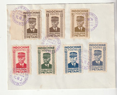 Lettre Indochine Avec Cachet "Poste Rurale / Province De Tanan", 1945 - Briefe U. Dokumente