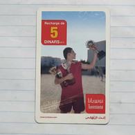 TUNISIA-(TUN-REF-TUN-21B)-CHAMPIONS-(119)-(419-5760-091-1920)-(look From Out Side Card Barcode)-used Card - Tunesien