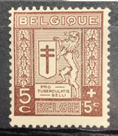 België, 1926, 240-V, Postfris **, OBP 22€ - Plaatfouten (Catalogus OCB)