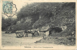 - Val D Oise -ref-983- Louvres - Entrée D Une Champignonnière - Champignonnières - Champignons - Culture - - Louvres