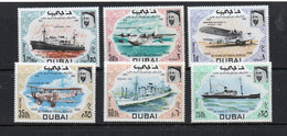 DUBAI - 1969 - POSTAL TRANSPORT SET OF 6  MINT NEVER HINGED - Dubai