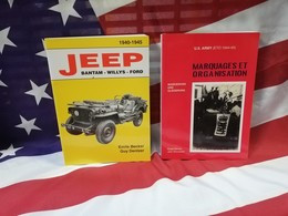 Best 2 Livres  BECKER Jeep Bantam Willys Ford M 201 + Marquages Et Organisation 1 - Veicoli