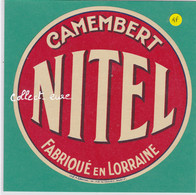 A3 FROMAGE   CAMEMBERT NITEL LORRAINE - Cheese