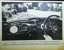 ► 1948  - CAMBRIDGE - RADIO-TAXI   AUSTIN FX3  Black Cab  (Encart Photo Coupure De Presse) - Apparaten