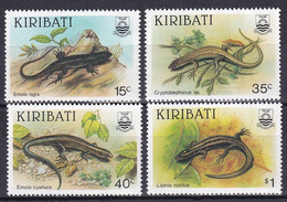 MiNr. 493 - 496 Kiribati1987, 27. Okt. Skinke - Postfrisch/**/MNH - Kiribati (1979-...)