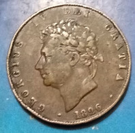 GRANDE-BRETAGNE - GEORGES IV 1/2 Penny 1826, Perfect , Gomaa - C. 1/2 Penny