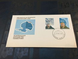 (4 C 6) Australia - FDC - Australian Antarctic Territory - 1982 - Sir Douglas Mawson - FDC