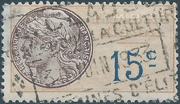 FRANCE,1933 Revenue Stamps Fiscal Tax 15c,obliterated - Marche Da Bollo