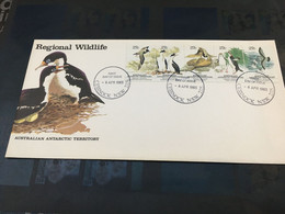 (4 C 6) Australia - FDC - Australian Antarctic Territory - 1983 - Regional Wildlife - FDC