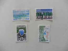 France : Série  Des Régions  : 4  Timbres Oblitérés - Collections