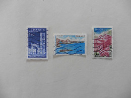 France : Série   Touristique  : 3  Timbres Oblitérés - Collections