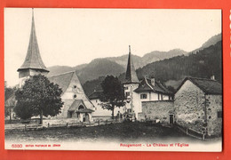 HCG-20  Rougemont Le Château Et L'Eglise.  Non Circulé Photoglob 6380 - Rougemont