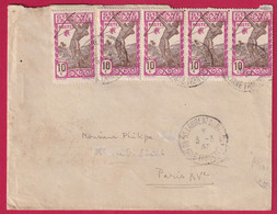 GUYANE FRANCAISE ST LAURENT DU MARONI 1937 POUR PARIS - Cartas & Documentos