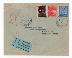 1935. KINGDOM OF YUGOSLAVIA,SERBIA,BELGRADE TO AUSTRIA,AIRMAIL COVER TO VIENNA - Poste Aérienne