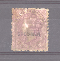 Australie Du Sud :   SG 146  (*)  Surcharge SPECIMEN ,  Papier Baudruche - Ongebruikt