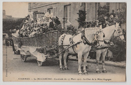 95 - VIARMES - La MI-CAREME - Cavalcade Du 17 Mars 1912 - Le Char De La Mère Gigogne NON CIRCULEE  TBE - Viarmes