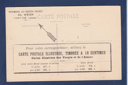 CPA Publicité Sur La Photo Et La Carte Postale Deltiology Publicitaire Réclame Non Circulé Saint Dié Vosges - Reclame