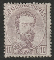 Spain 1872 Sc 180 Espagne Ed 120 Yt 119 MH* Disturbed Gum - Ungebraucht