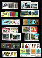 New Zealand 1973 -1977 Fourteen (14) Sets Mint Hinged - Collections, Lots & Series