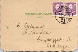 (4 C 8) Very Old Denmark - Lettercard - Posted 1946 (WWII Era) - Autres & Non Classés