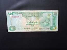 ÉMIRATS ARABES UNIS * : 10 DIRHAMS   1414 / 1993  P 13a    TTB ** - Ver. Arab. Emirate