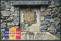 ANDORRA / ANDORRE (2021) - Carte Maximum Card Bandera Y Escudo, Drapeau Et Armoiries, Flag & Coat Of Arms, Wappen - Andere & Zonder Classificatie