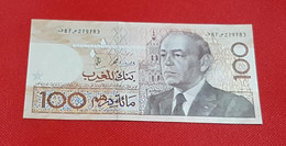 MAROC : Billet De 100 Dirhams (Hassan II) 1987 UNC - Morocco