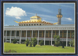 BRUNEI MNH POSTCARD POST CARD DEWAN MAJLIS PARLIAMENT HOUSE - Brunei