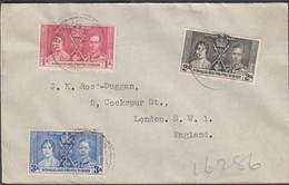 1937. SOMALILAND PROTECTORATE. Georg VI Coronation Complete Set On Cover.   (Michel 74-76) - JF425995 - Somaliland (Protectoraat ...-1959)