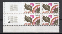 - FRANCE Coin Daté Timbres De Service N° 52 Neufs ** MNH 1.9.1976 - 1 F. 40 Allégorie UNESCO - Cote 10,00 € - - Officials