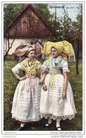 SPREEWALD GRUSSE FOLKLORE FEMMES COSTUMES CARTE 1909 CPA BON ETAT - Luebben