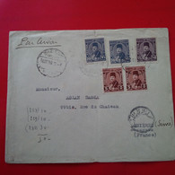 LETTRE EGYPTE ALEXANDRIE POUR ASNIERES PAR AVION - Cartas & Documentos