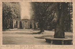B 34) AK Bad Eilsen, Quelle Im Kurpark, Gelaufen Am 5.8.1923 Nach Oldenburg, Bahnpoststempel Hildesheim ... - Bückeburg